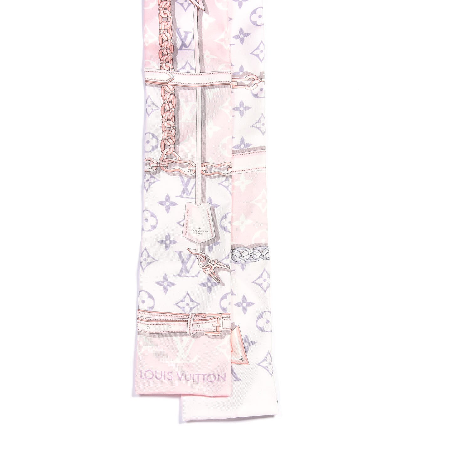 Louis Vuitton Silk Monogram Confidential Bandeau Light Pink 2 of 2