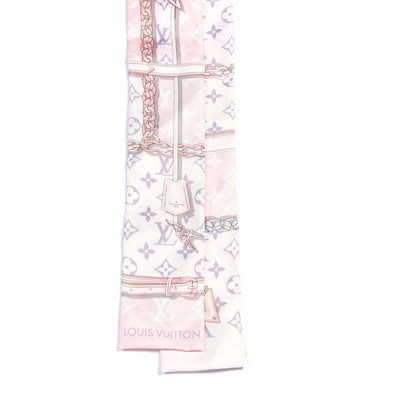 Louis Vuitton Silk Monogram Confidential Bandeau Light Pink 2 of 2