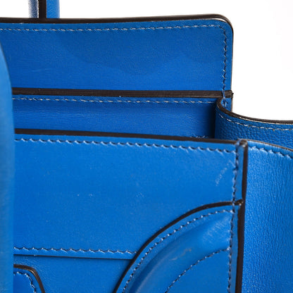 Celine Palmelato Micro Luggage Electric Blue 11 of 15