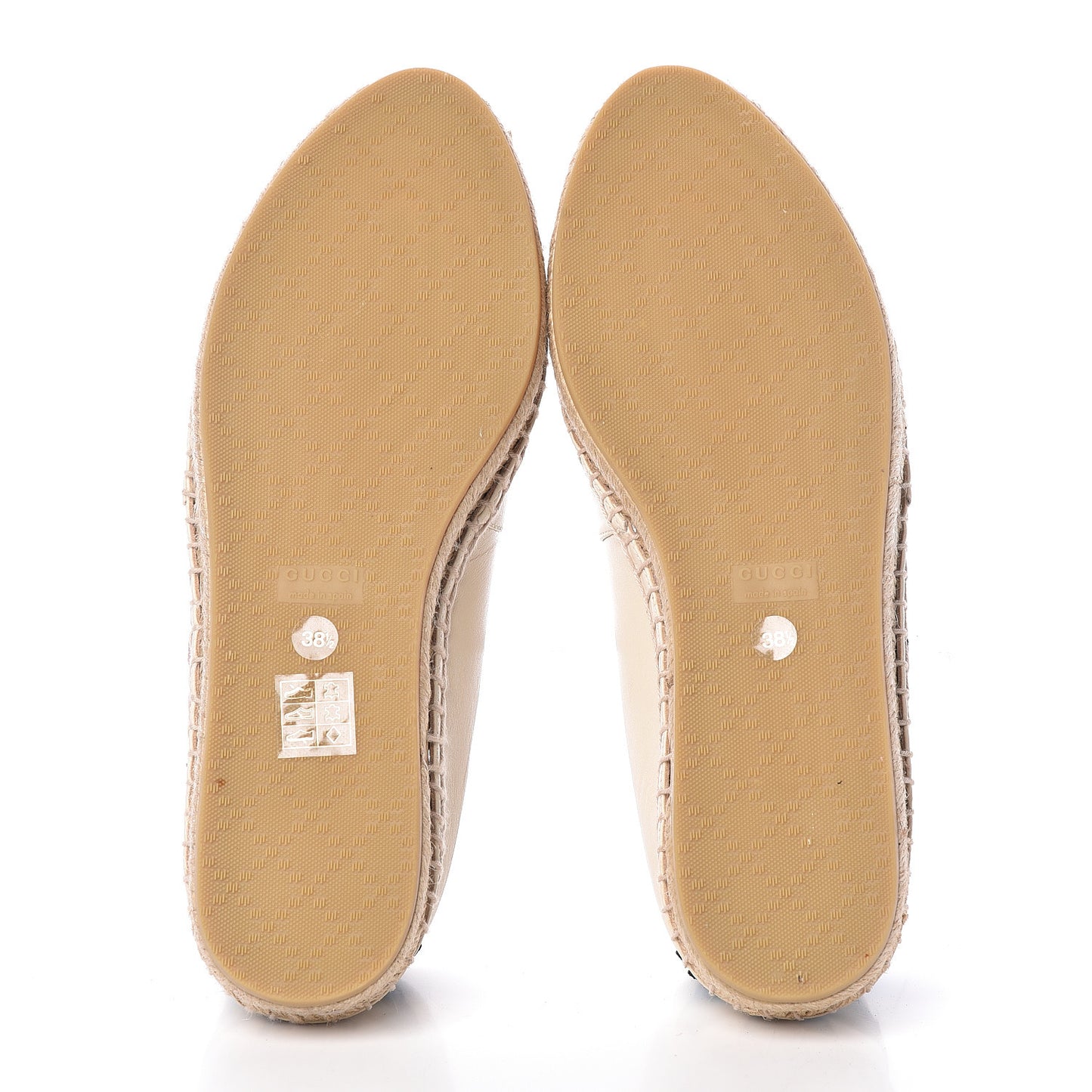 Nappa Ophelia Espadrilles 38.5 Mystic White