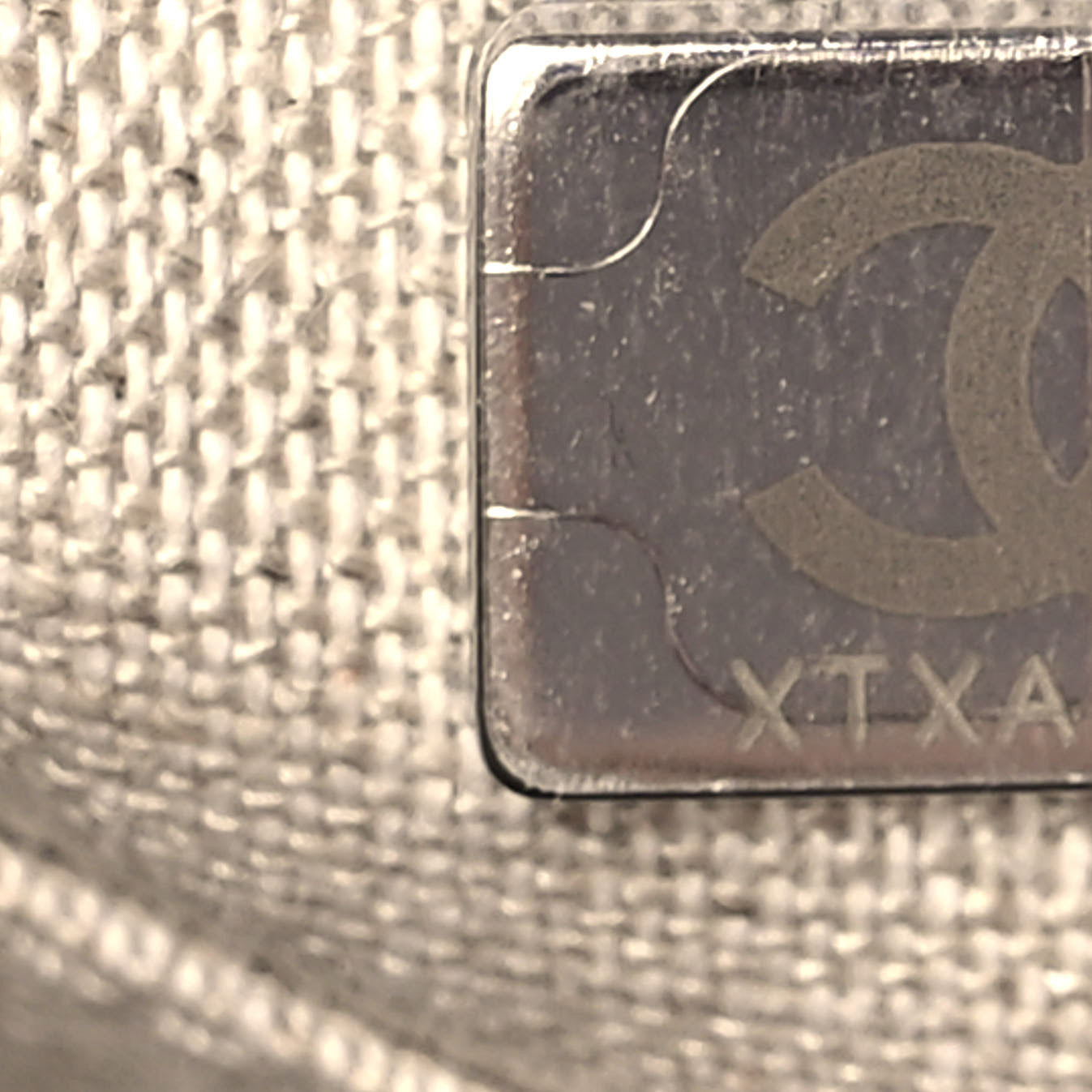 Mixed Fibers Small Deauville Tote Beige