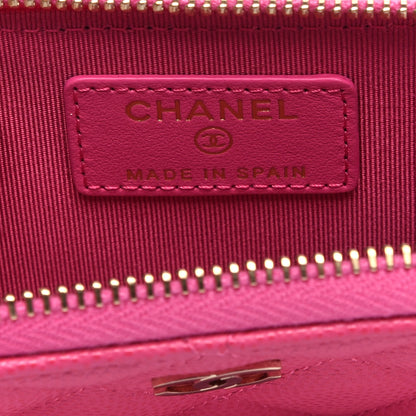 Chanel Caviar Quilted Key Holder Case Pink 6 of 8