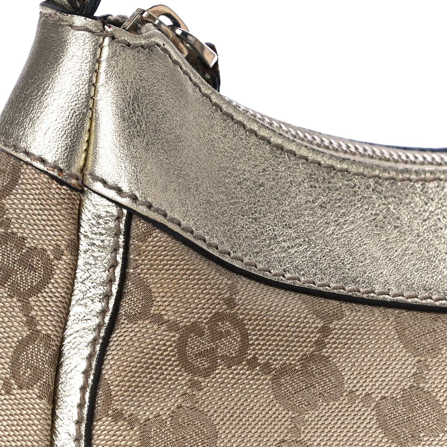 Gucci Monogram Medium D Gold Ring Hobo Gold 16 of 17