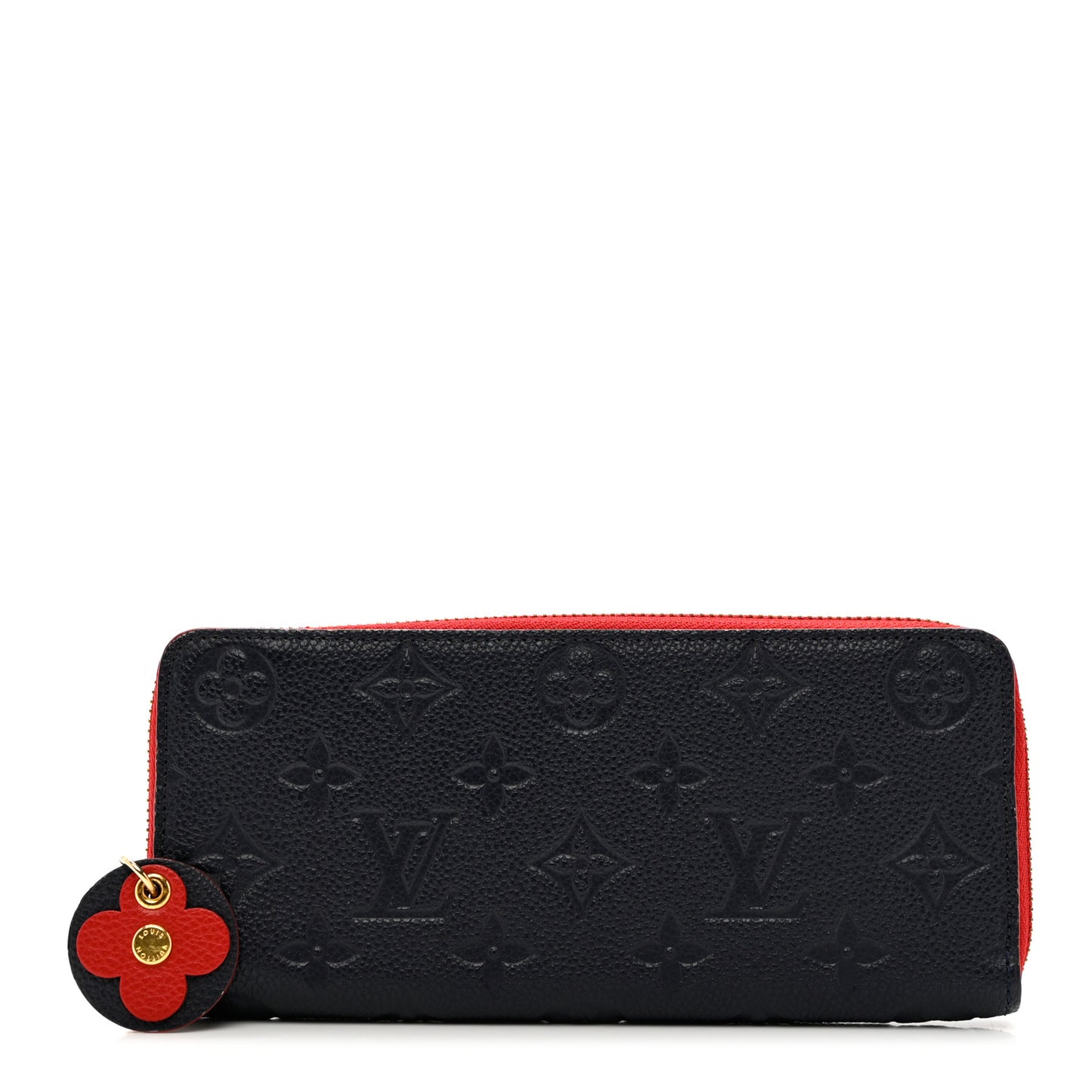 Empreinte Blooming Flowers Clemence Wallet Marine Rouge
