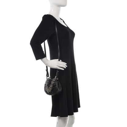 Chloe Calfskin Quilted Nano Drew Bijou Shoulder Bag Black 2 of 7