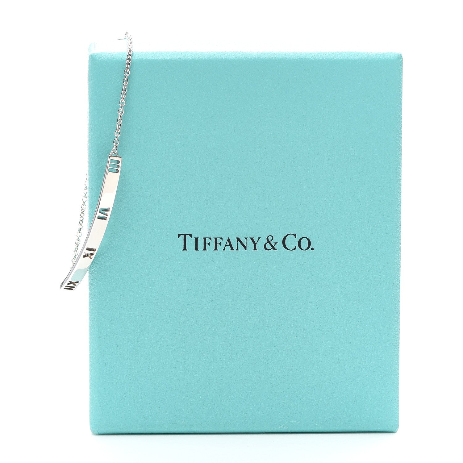 Tiffany Sterling Silver Atlas Bar Pierced Bracelet 6 of 6
