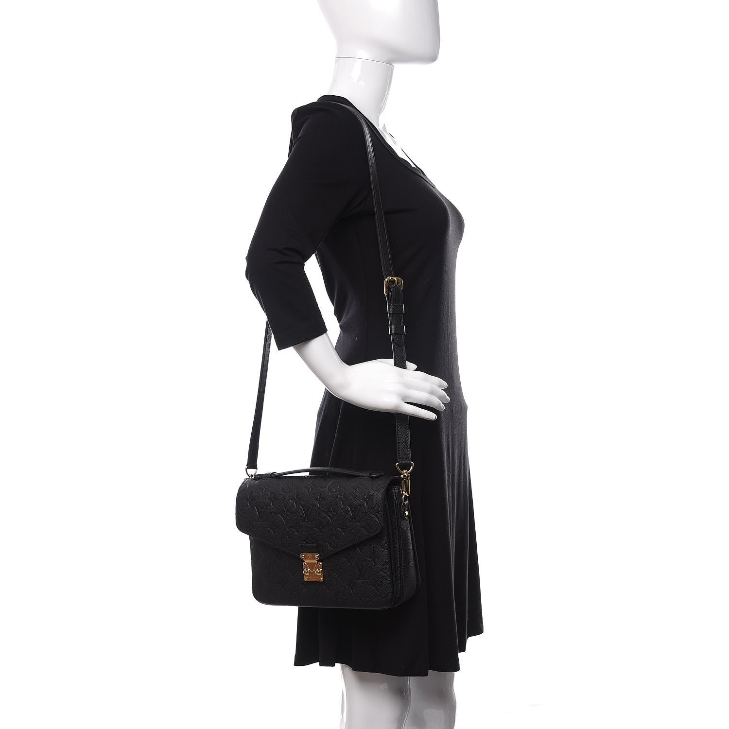 Louis Vuitton Empreinte Pochette Metis Black 2 of 9