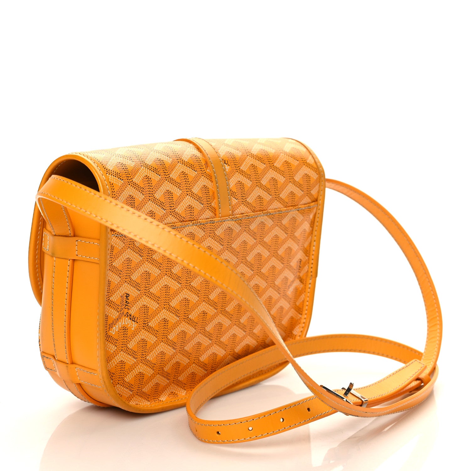 Goyard Goyardine Belvedere II PM Messenger Bag Yellow 4 of 11