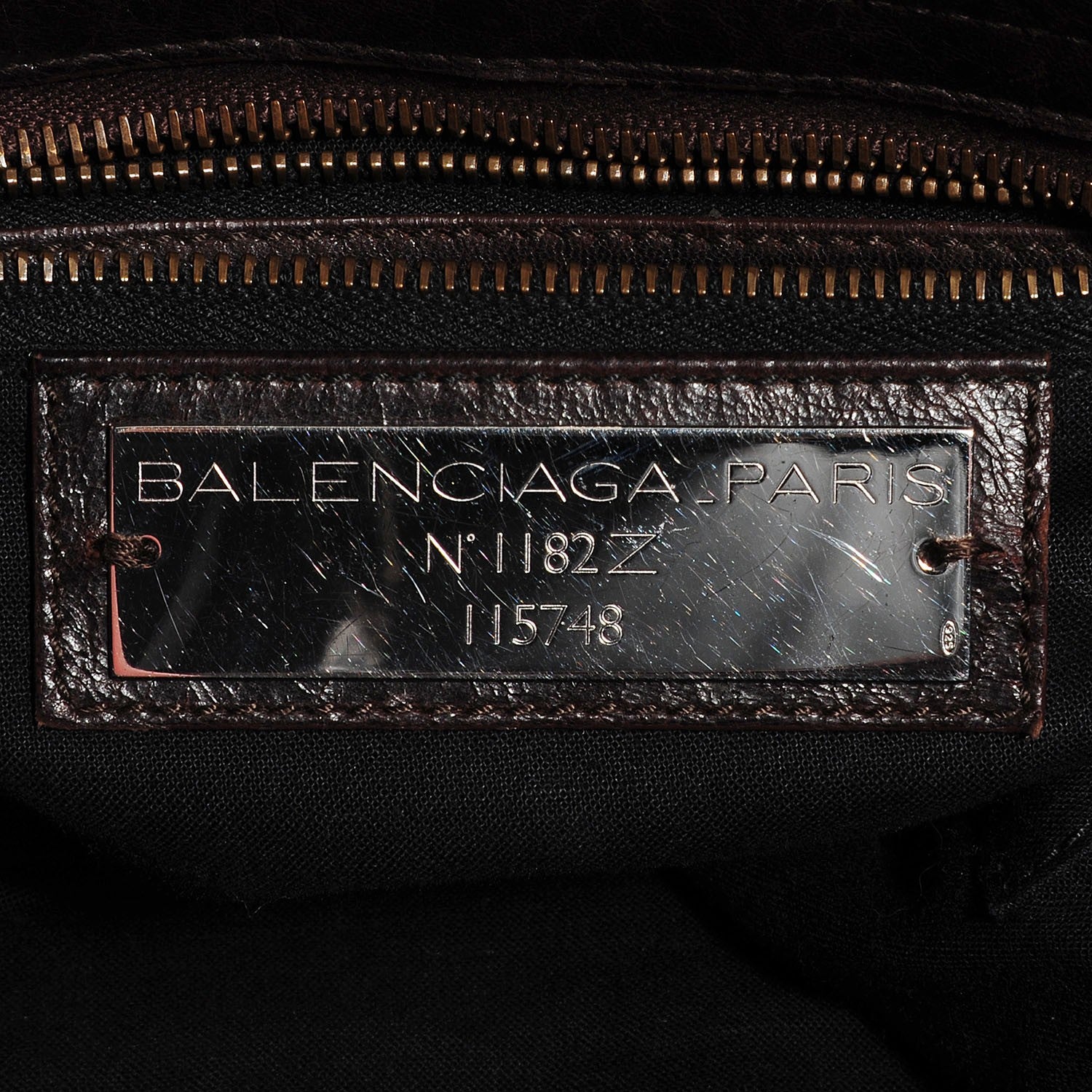 Balenciaga Chevre Classic Hardware City Chocolate 7 of 15