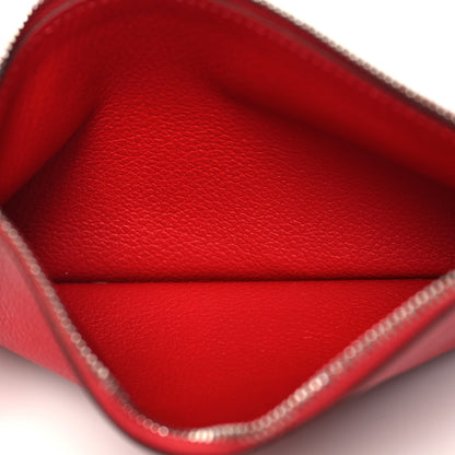 Hermes Evercolor Dogon Duo Wallet Rouge De Coeur 8 of 12