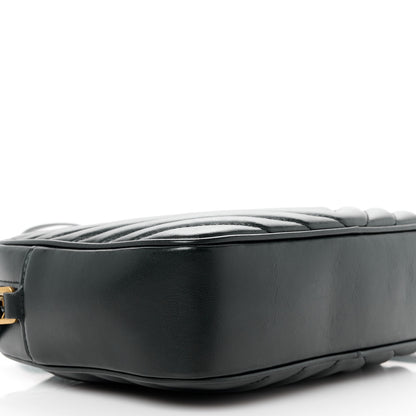 Saint Laurent Calfskin Matelasse Monogram Lou Camera Bag Black 9 of 10