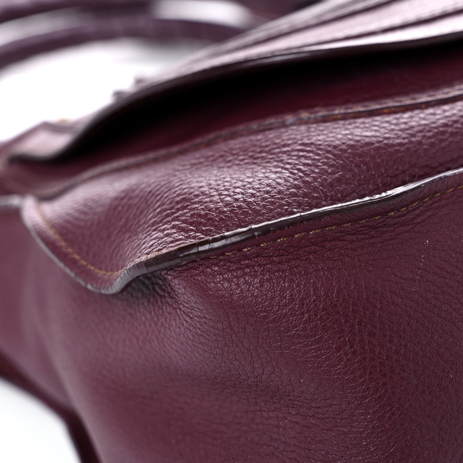 Chloe Calfskin Medium Marcie Satchel Dark Velvet 8 of 21