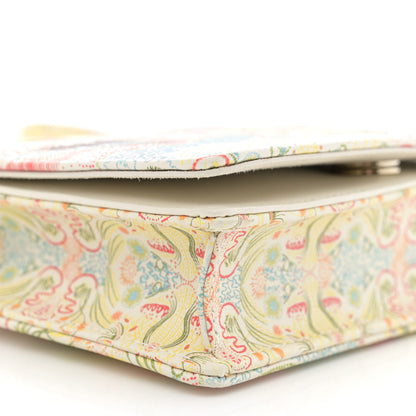 Christian Dior Calfskin Printed Dior In Lights Lady Dior 2-In-1 Pouch Latte Multicolor 9 of 10