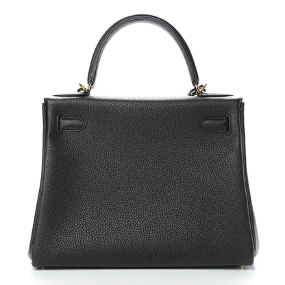Hermes Togo Kelly Retourne 28 Black 5 of 40