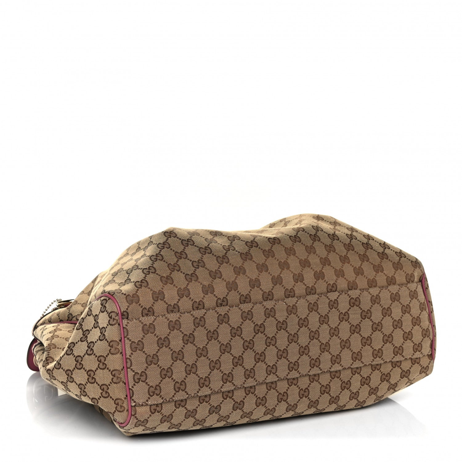 Gucci Monogram Large Sukey Tote Beige Peonia Flower 3 of 4