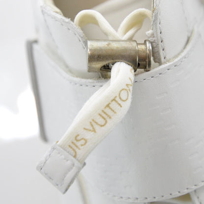 Louis Vuitton Leather Velcro Sneakers White 7 of 9