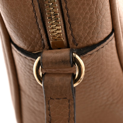 Gucci Pebbled Calfskin Small Soho Disco Bag Camelia 13 of 14
