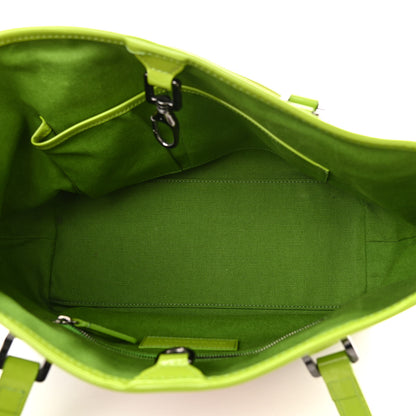 Burberry Nova Check PVC Tote Green 5 of 16