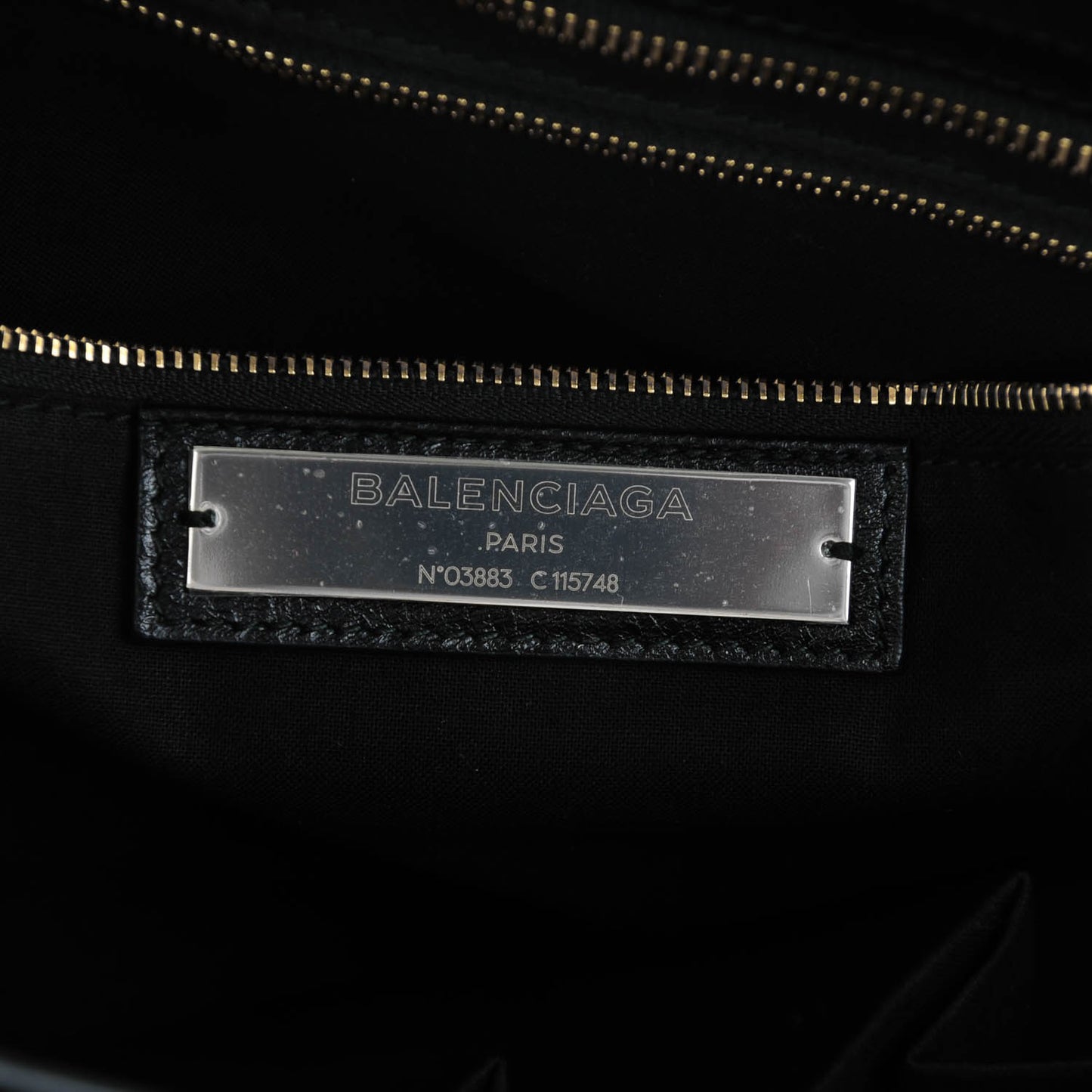 Agneau Classic Gold Hardware City Black