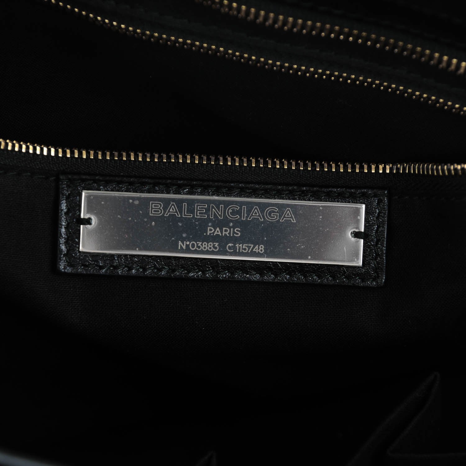 Balenciaga Agneau Classic Gold Hardware City Black 7 of 9