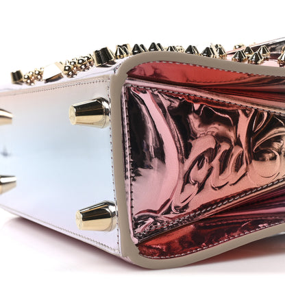 Christian Louboutin Mirror Degrade Spikes Loubinthesky Mini Paloma Leche Gold 10 of 10