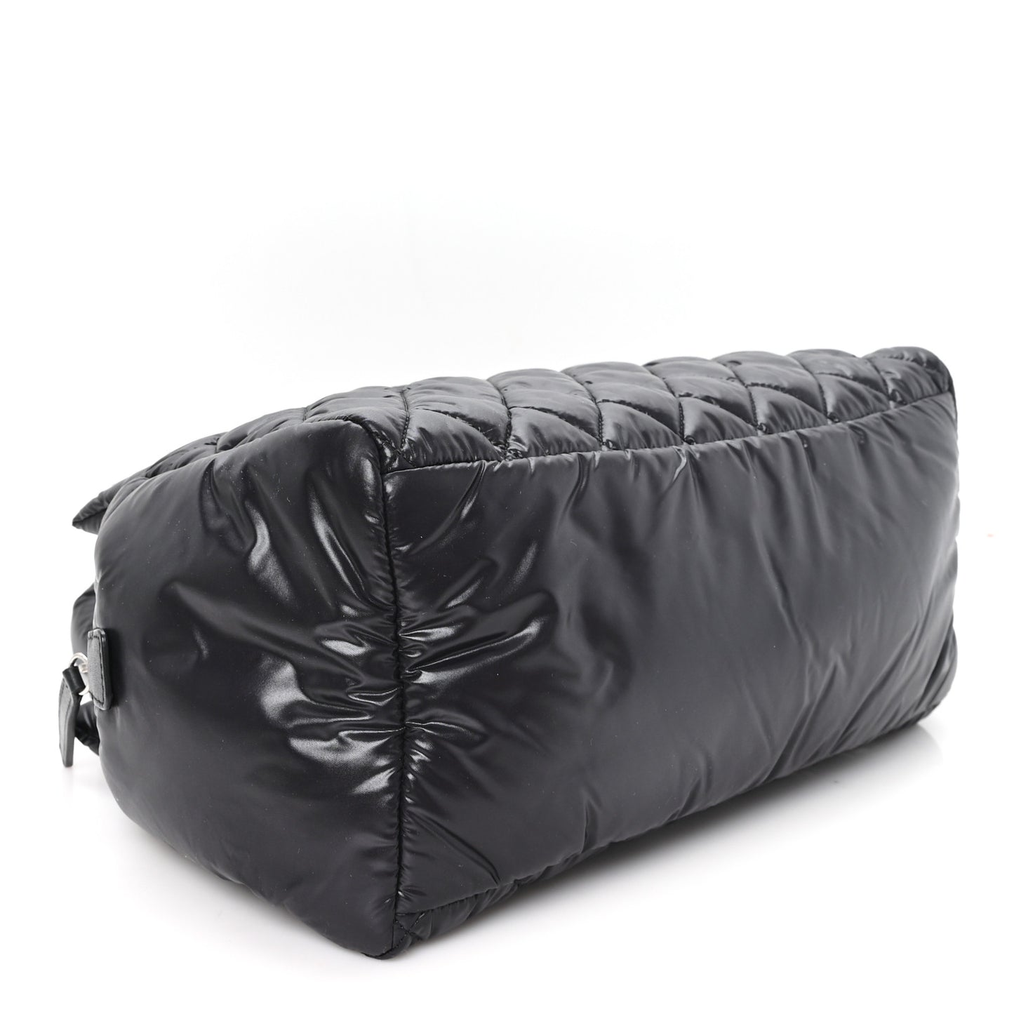 Nylon Coco Cocoon Zipped Tote Black
