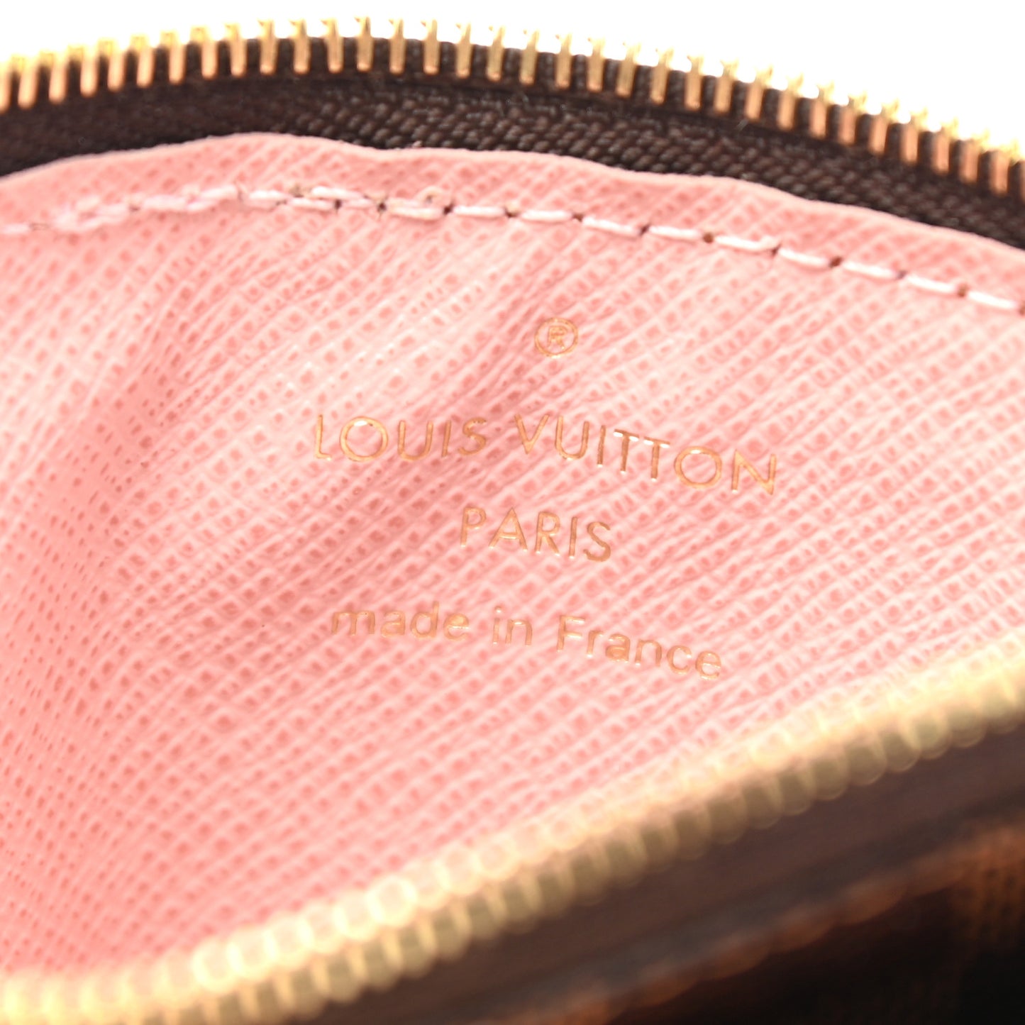 Damier Ebene Recto Verso Card Holder Rose Ballerine