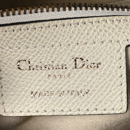 Christian Dior Grained Calfskin Saddle Bag White 6 of 10