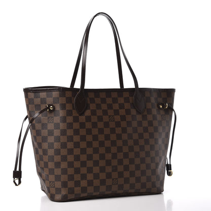 Louis Vuitton Damier Ebene Neo Neverfull MM Rose Ballerine 2 of 9