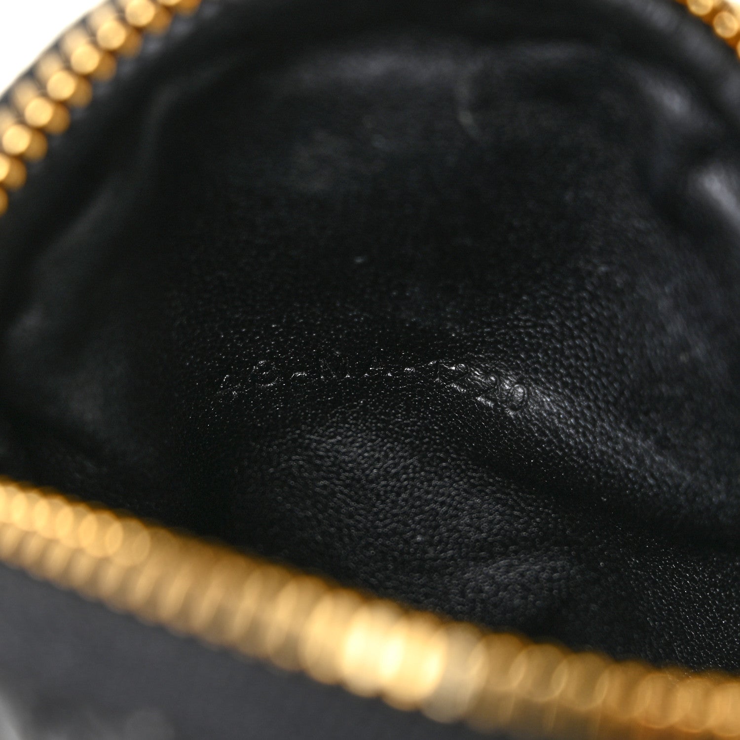 Christian Dior Supple Calfskin Cannage Round Detachable Caro Coin Purse Black 7 of 9
