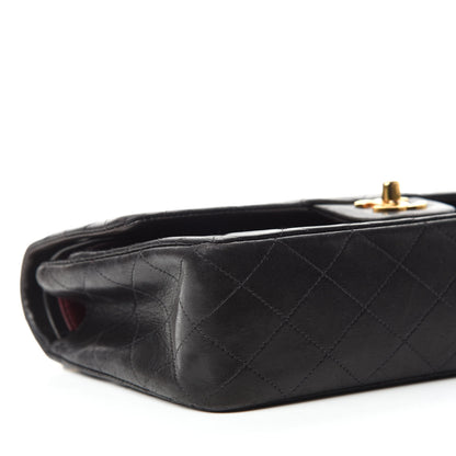 Chanel Lambskin Quilted Medium Double Flap Black 7 of 15