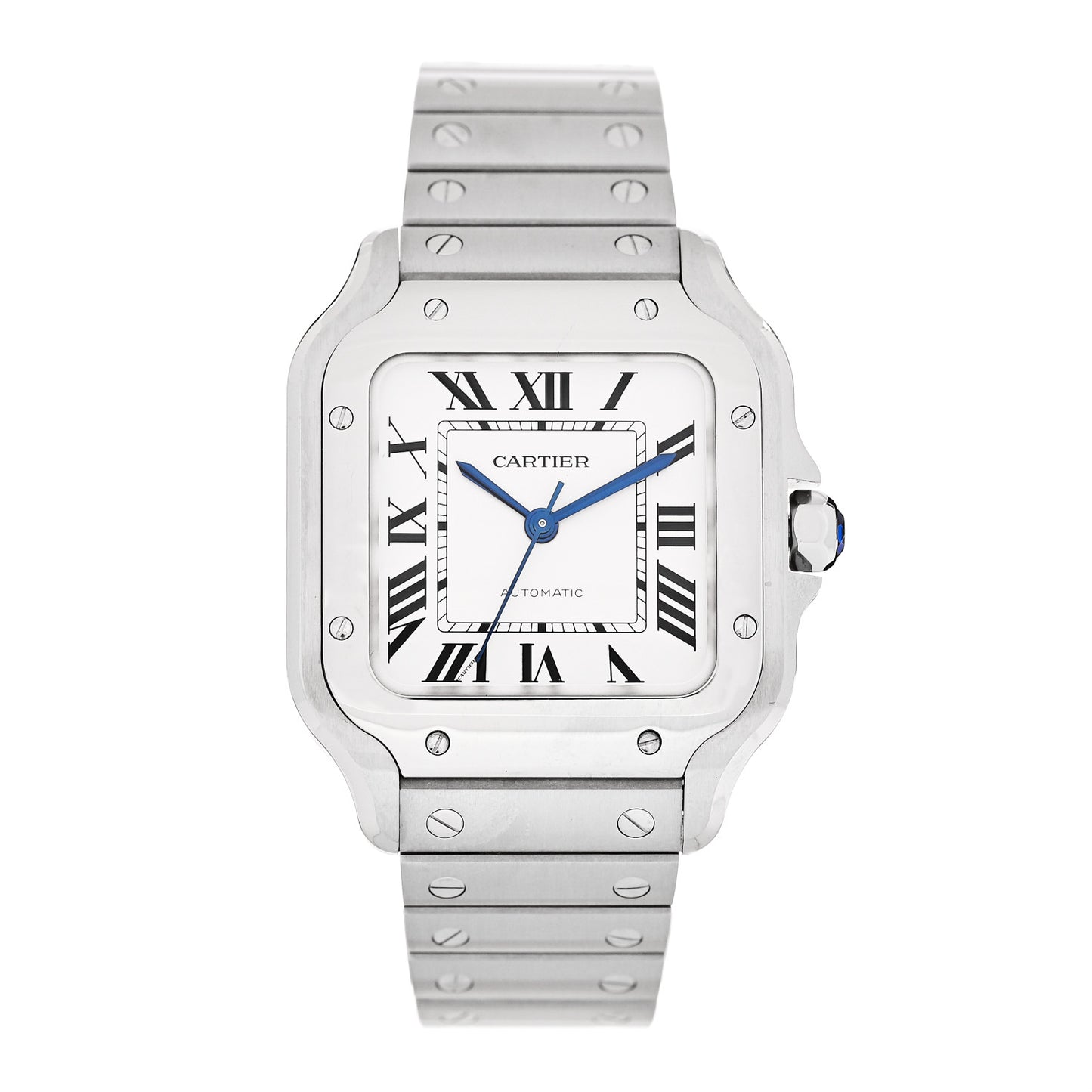 Stainless Steel 35mm Santos de Cartier Automatic Watch