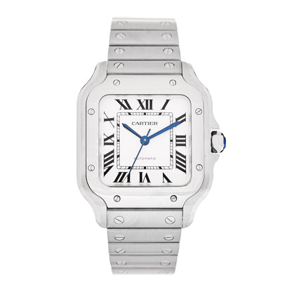 Cartier Stainless Steel 35mm Santos de Cartier Automatic Watch 1 of 5