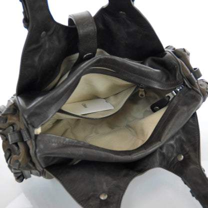 Chloe Calfskin Silverado Shoulder Bag Grey 7 of 9
