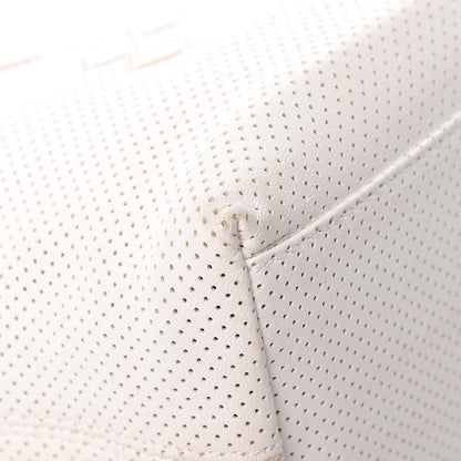 Bottega Veneta Nappa Intrecciato Perforated Regent Tote White 11 of 18