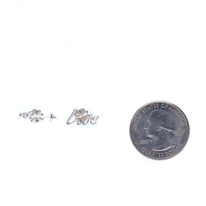 Tiffany Sterling Silver Paloma Picasso Love Arrow Earrings 2 of 7