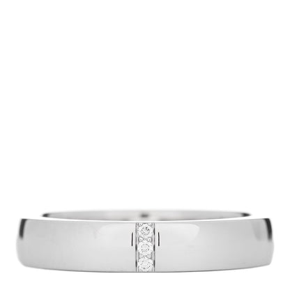 Harry Winston Platinum Diamond Vertical Row Wedding Band Ring 57 8 1 of 5