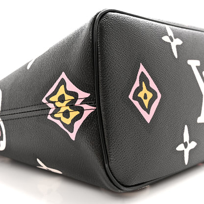 Louis Vuitton Monogram Giant Wild at Heart Neverfull MM Black 9 of 11