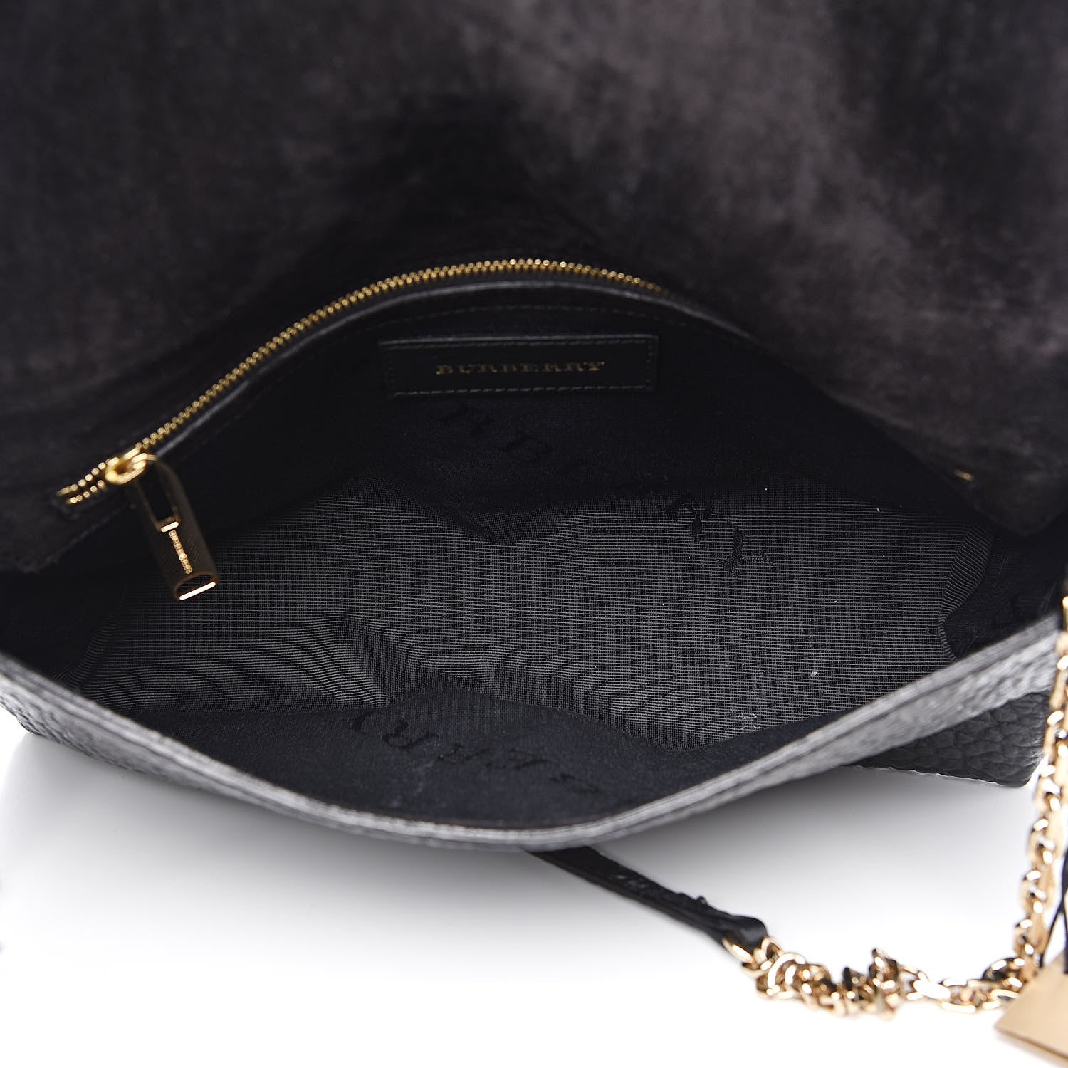 Burberry Signature Grain Medium Mildenhall Crossbody Bag Black 5 of 11