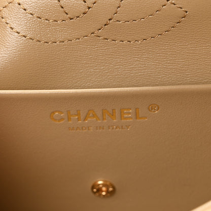 Chanel Suede Calfskin Mini Quilted Souplissimo Flap Dark Beige 6 of 11