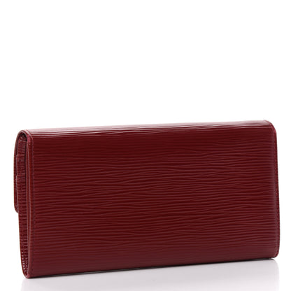 Louis Vuitton Epi Sarah Wallet Rubis 3 of 7
