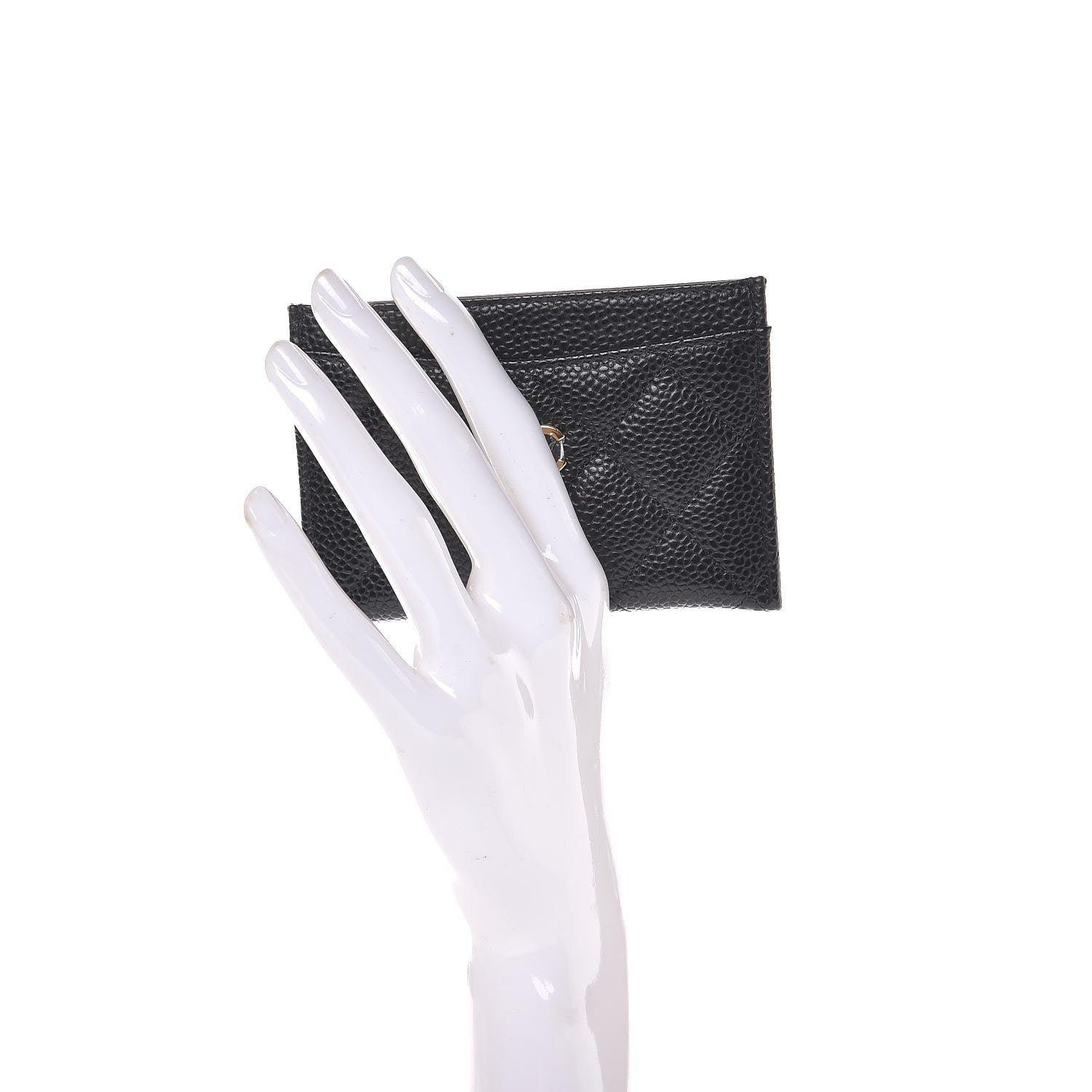 Chanel Caviar Quilted Card Holder Black 2 of 9