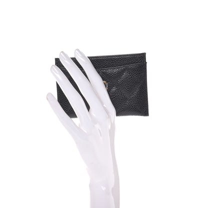 Chanel Caviar Quilted Card Holder Black 2 of 9