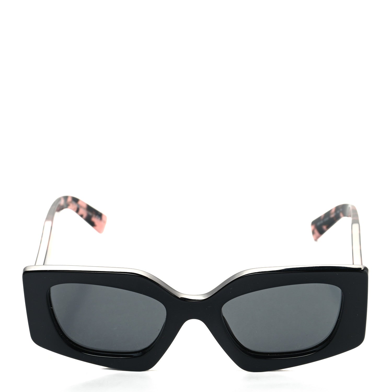 Prada Acetate Square Sunglasses SPR 15Y Slate Gray 2 of 8