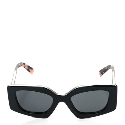 Prada Acetate Square Sunglasses SPR 15Y Slate Gray 2 of 8