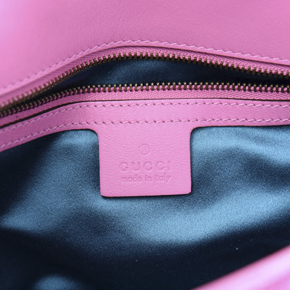 Gucci Velvet Matelasse Marquise Crystals Embroidered Small GG Marmont Shoulder Bag Malva 6 of 11