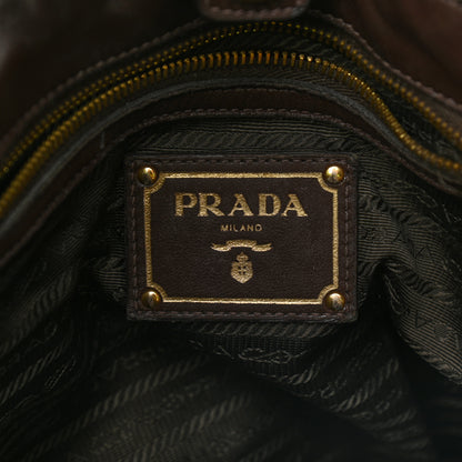 Prada Tessuto Nylon Gaufre Tote Fumo 6 of 16