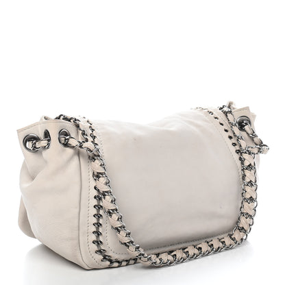 Chanel Smooth Calfskin Luxe Ligne Flap White 3 of 13