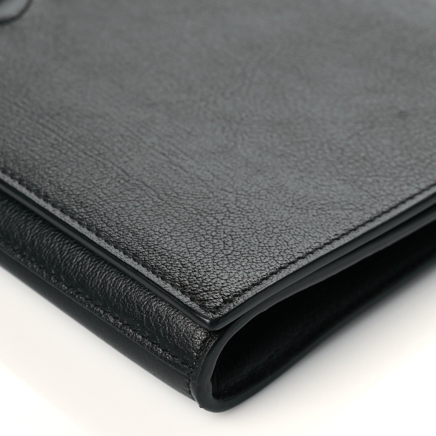 Saint Laurent Calfskin Monogram Large Belle De Jour Clutch Black 11 of 11