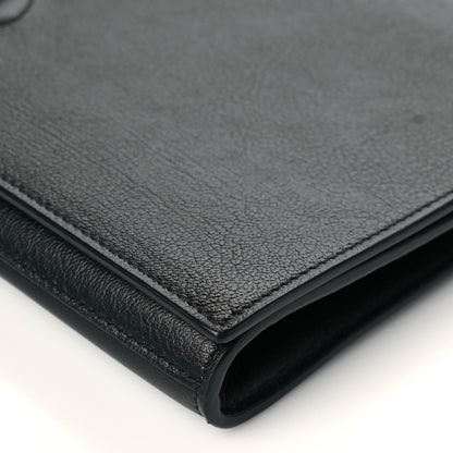 Saint Laurent Calfskin Monogram Large Belle De Jour Clutch Black 11 of 11